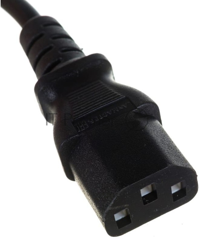Шнур питания С13-C20, 3х0.75, 220В, 10А, черный, 2 метра