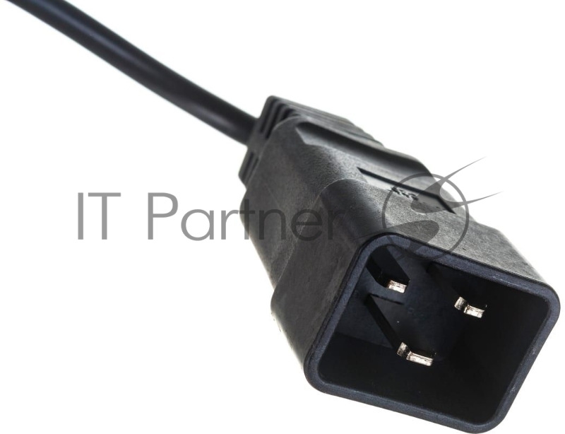 Шнур питания С13-C20, 3х0.75, 220В, 10А, черный, 2 метра