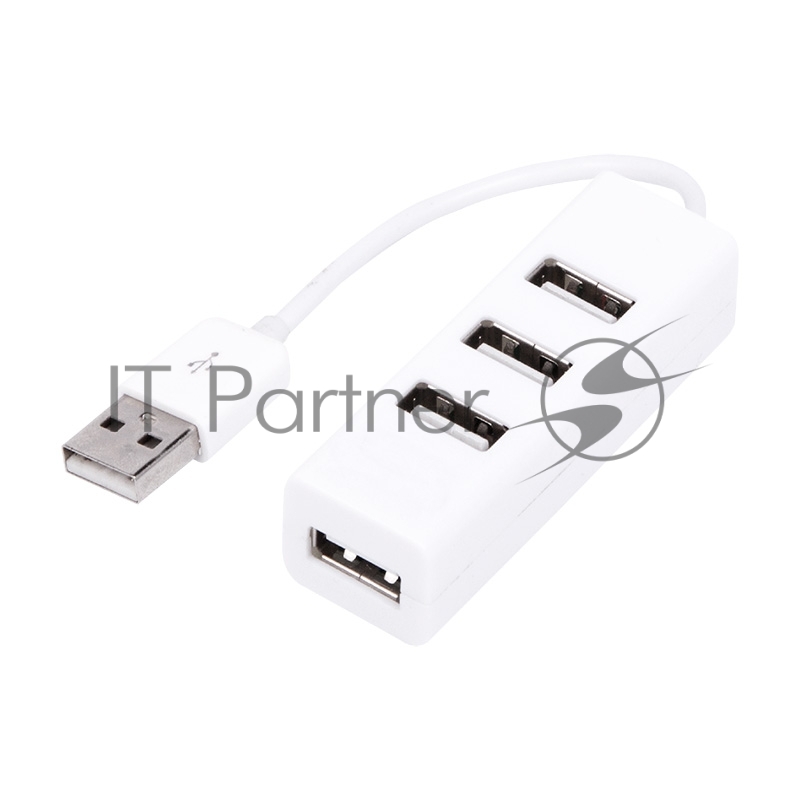 Разветвитель USB на 4 порта белый REXANT