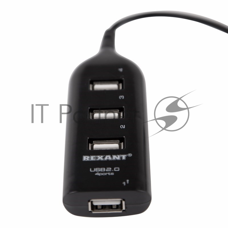 Разветвитель USB 2.0 на 4 порта REXANT