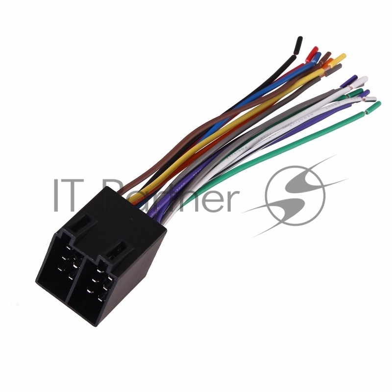 Разъемы для автомагнитол «Евро» ISO сдвоенный штекер акустика+питание REXANT