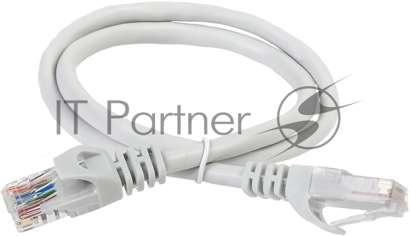 Патч-корд кат.5е UTP 2м сер. GENERICA ITK PC01-C5EU-2M-G