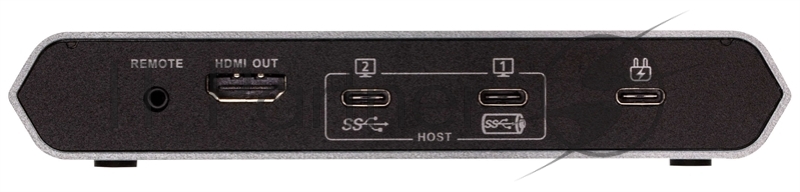 Док-коммутатор APC ATEN 2-Port USB-C Gen 1 Dock Switch with Power Pass-through