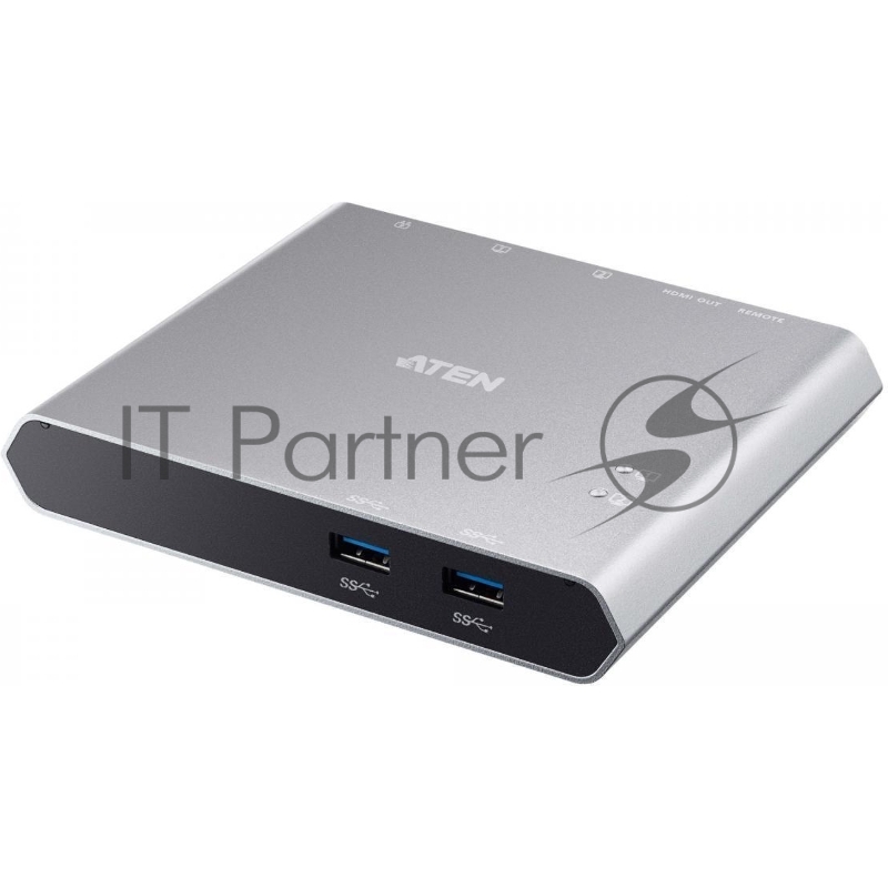 Док-коммутатор APC ATEN 2-Port USB-C Gen 1 Dock Switch with Power Pass-through
