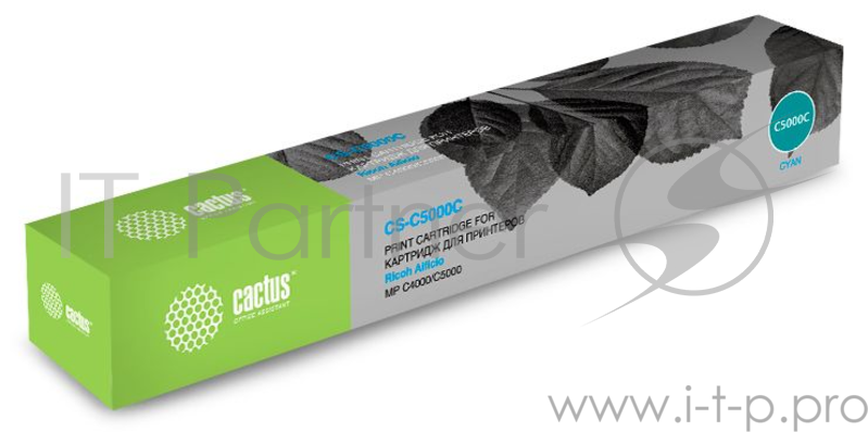 Тонер Картридж Cactus 841163 CS-C5000C голубой (18000стр.) для Ricoh Aficio MP C4000 /MP C5000