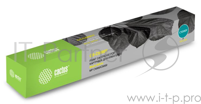 Тонер Картридж Cactus 841161 CS-C5000Y желтый (18000стр.) для Ricoh Aficio MP C4000 /MP C5000