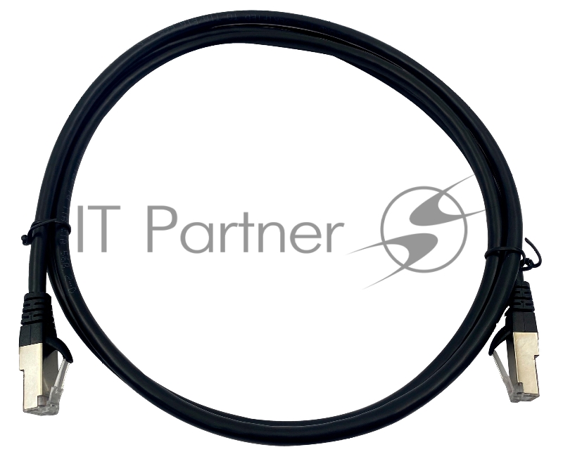 Патч-корд Buro STP 4 пары cat7 CCA molded 1.5м черный RJ-45 (m)-RJ-45 (m)