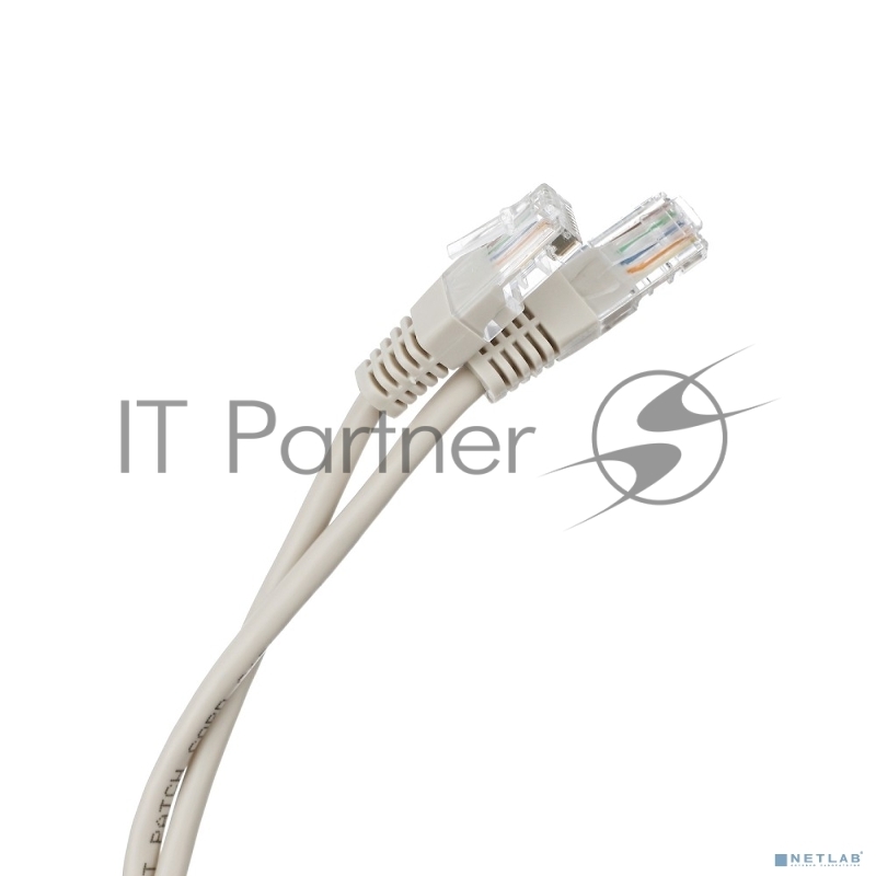 Шнур коммут. NEOMAX (NM13011-020) UTP 2 м, cat.5е, 24AWG, серый, LSZH многожильный