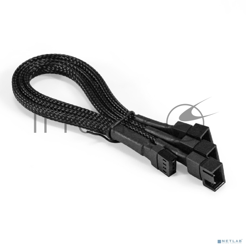 Разветвитель питания с 4pin материнской платы на 3 корпусных вентилятора ExeGate EX-CC-4p3xF-0.3 (4pin F/3x4pinM (2 из них-3-контактный, 1 из них-4-контактный), 0,3м)