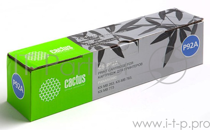 Тонер Картридж Cactus CS-P92A черный для Panasonic KX-FAT92A7/MB263/MB763/MB773 (2000стр.)