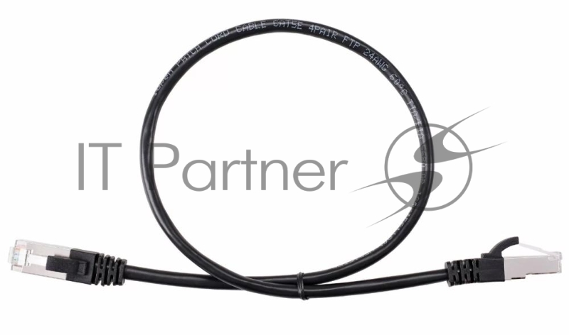 Патч-корд литой AOpen ANP522B-BK-0.5M FTP кат.5e (7/0.16) черный 0,5m