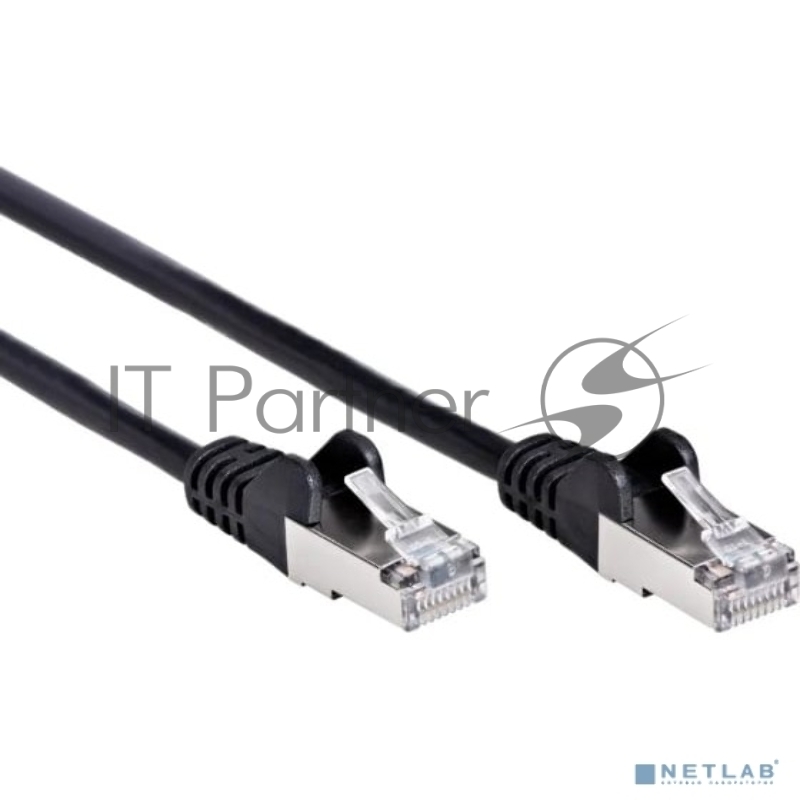 Патч-корд литой AOpen ANP522B-BK-0.5M FTP кат.5e (7/0.16) черный 0,5m