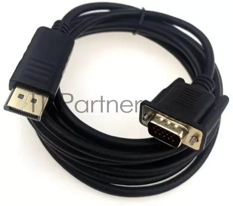 Кабель GOPOWER DISPLAYPORT-VGA 1.8M 00-00027497 BLACK