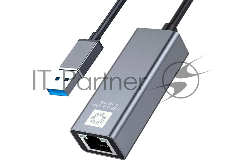 Кабель-адаптер 5bites UA3-45-13BK USB3.0 / RJ45 1G / AL / GREY