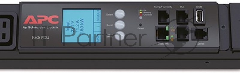 ПДУ APC AP8886 2G, 22.0kW(32A) 17.3kW(24A), 230V, (30) C13 & (12) C19