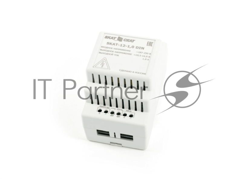 Источник вторичного электропитания резервированный SKAT-12-1.0-DIN Бастион 583