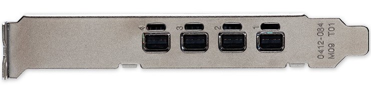 Видеокарта PNY Technologies Quadro NVS 510 2ГБ (Quadro NVS 510, DDR3, 4x miniDP) (PCI-E)