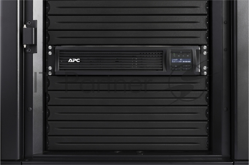 Источник бесперебойного питания APC Smart-UPS 1500VA/1000W, RM 2U, Line-Interactive, LCD, Out: 220-240V 4xC13 (2-Switched), SmartSlot, USB, SmartConnect, Black, 1 year warranty (REP: SMT1500RMI2U)
