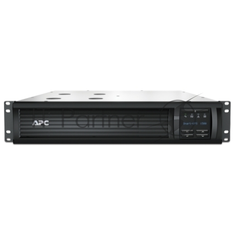 Источник бесперебойного питания APC Smart-UPS 1500VA/1000W, RM 2U, Line-Interactive, LCD, Out: 220-240V 4xC13 (2-Switched), SmartSlot, USB, SmartConnect, Black, 1 year warranty (REP: SMT1500RMI2U)