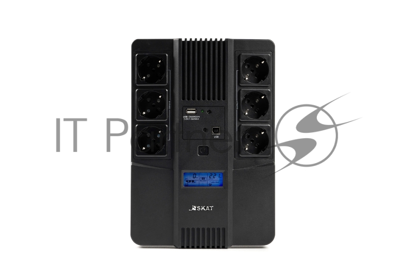 ИБП Бастион SKAT-UPS 800-AID-IN-1x9 220В 480Вт дисплей 1АКБ 9Ач внутр. меандр. (8935)