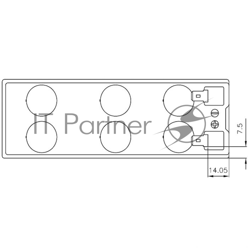 Батарея для ИБП CSB UPS122406 12В 240Ач