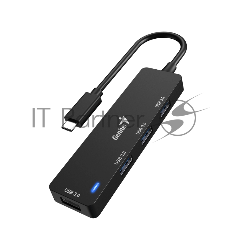 Концентратор Genius HUB UH-400, Black