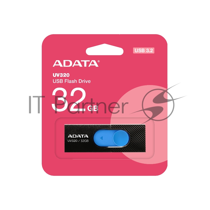 Флэш-накопитель ADATA 32GB AUV320-32G-RBKBL BLBLUE