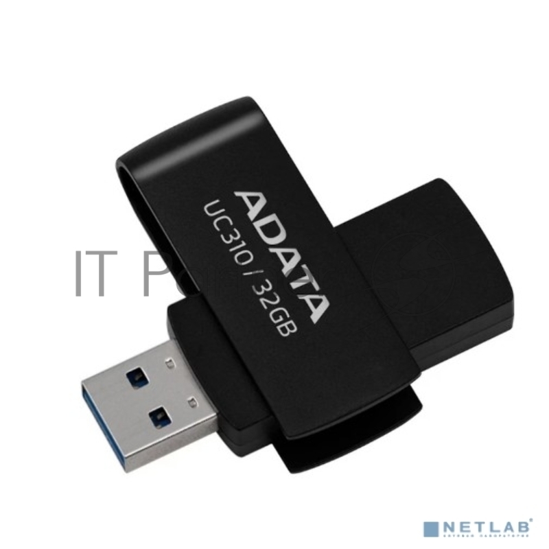 Флэш-накопитель ADATA 32GB UC310-32G-RBK BLACKGR