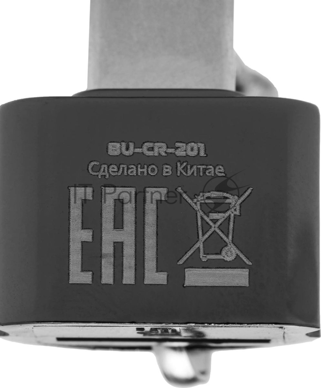 Устройство чтения карт памяти USB2.0 Buro BU-CR-201 черный