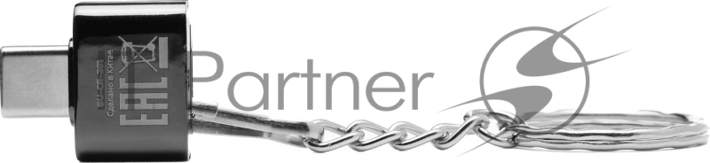 Устройство чтения карт памяти USB2.0 Buro BU-CR-201 черный