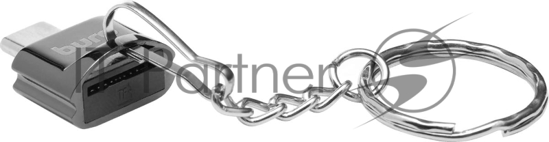 Устройство чтения карт памяти USB2.0 Buro BU-CR-201 черный