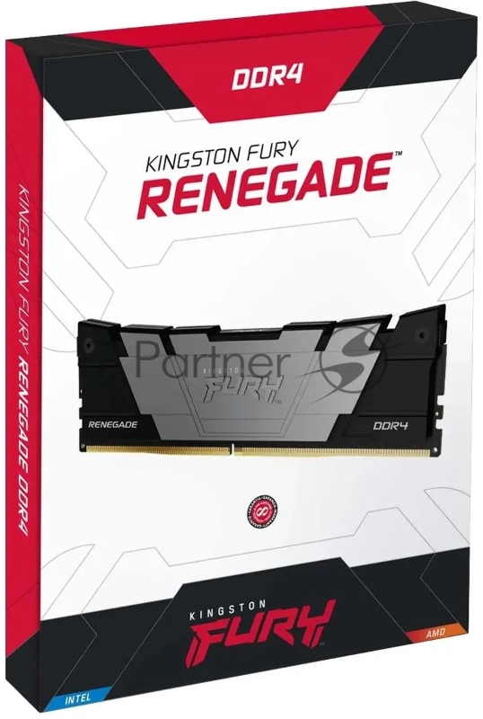 Оперативная память Kingston 16GB 4800MT/s DDR4 CL19 DIMM (Kit of 2) FURY Renegade Black, EAN: 740617337686
