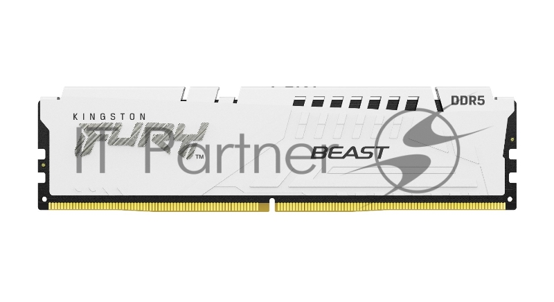 Оперативная память Kingston DRAM 64GB 5600MT/s DDR5 CL40 DIMM (Kit of 2) FURY Beast White XMP EAN: 740617333923