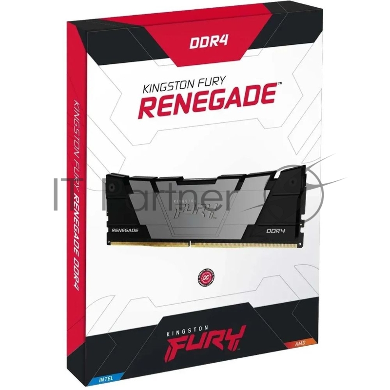 Оперативная память Kingston 16GB 4000MT/s DDR4 CL19 DIMM (Kit of 2) FURY Renegade Black EAN: 740617337730