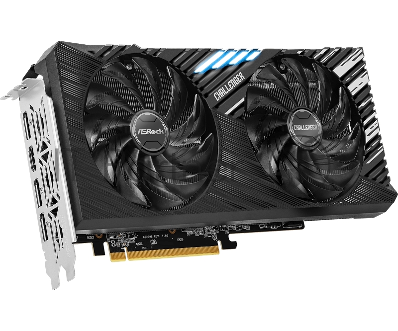 Видеокарта Asrock PCI-E 4.0 RX7600XT CL 16GO AMD Radeon RX 7600XT 16Gb 128bit GDDR6 2470/18000 HDMIx1 DPx3 HDCP Ret