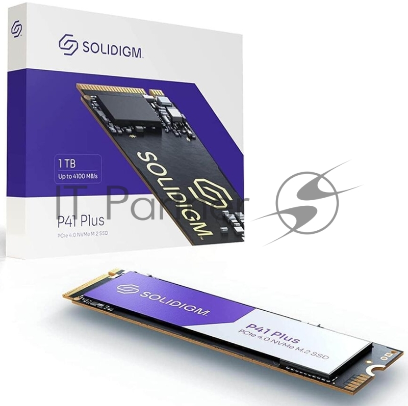 Твердотельный накопитель Solidigm SSD 1Tb M.2 P41 Plus Series SSDPFKNU010TZX1 PCI-E 4.0 x4