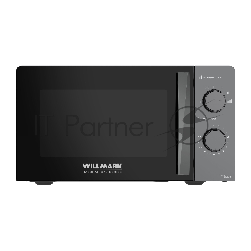 Микроволновая печь WILLMARK WMO-201MMG (20л, 700Вт, механич.ПУ, ручка д/л откр.дв,6 ур.мощн., серая)