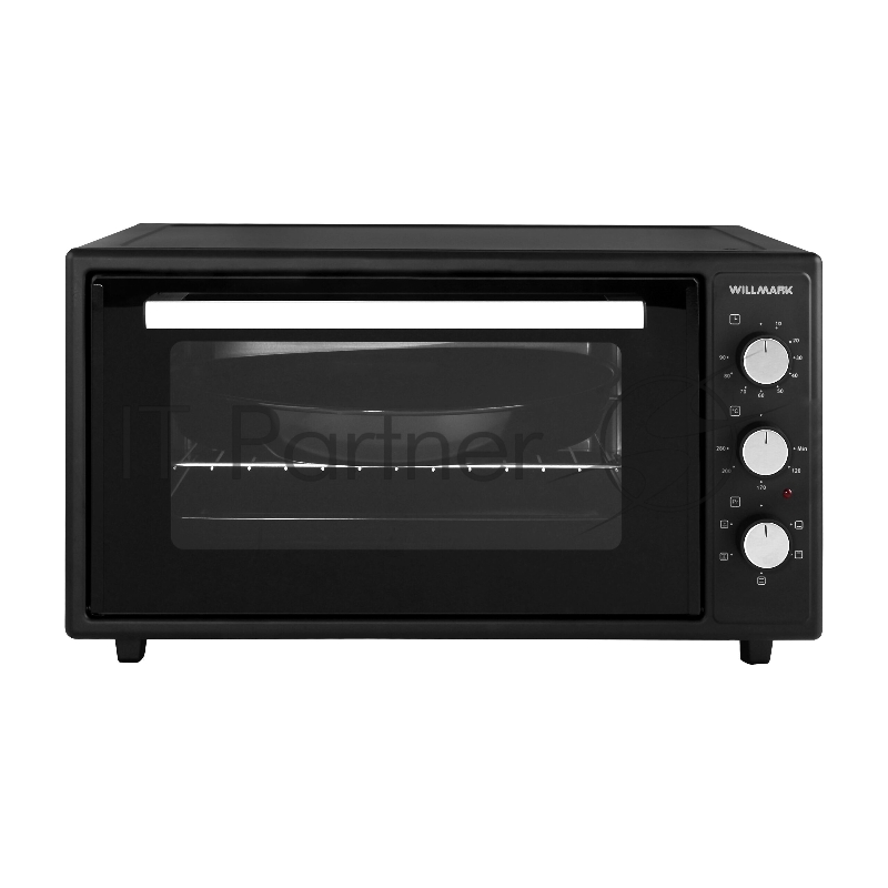 Мини-печь WILLMARK WOF-505BL (50л,конвекция,эмал.внутр.пове черн., 1500Вт)