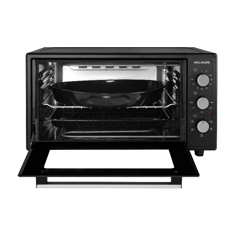 Мини-печь WILLMARK WOF-505BL (50л,конвекция,эмал.внутр.пове черн., 1500Вт)