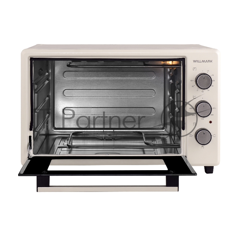 Духовка электрическая WILLMARK WOF-405B (40л,эмал.внутр.поверх,лампа,т бежевый., 1400Вт)