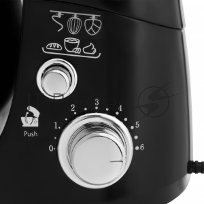 Кухонная машина Vitek VT-1445 (MC) черный/серебро