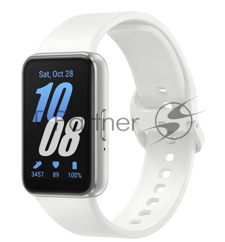 Смарт-часы Samsung Galaxy Fit 3 SM-R390 1.6 AMOLED корп.серебристый рем.серебристый разм.брасл.:M/L (SM-R390NZSACIS)