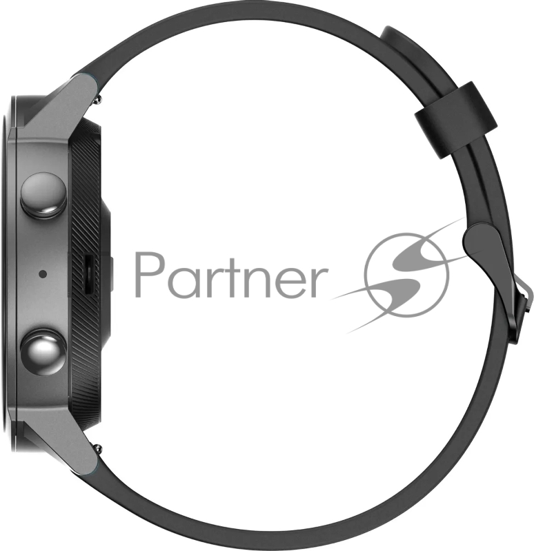 Смарт-часы ARK mobvoi Ticwatch E3 0.727мм 1.3 TFT корп.черный рем.черный разм.брасл.:22мм (P1034000400A)