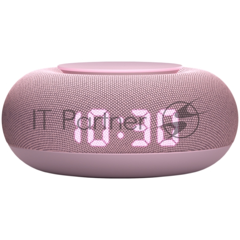 Умная колонка VK Капсула Мини с Марусей, 5Вт, с LED-часами, цвет: розовый/pink