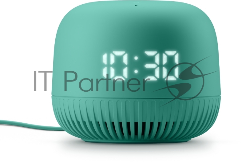 Умная колонка VK Капсула Нео с Марусей, 5Вт, с LED-часами, цвет: зеленый/green