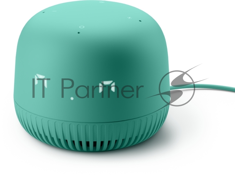 Умная колонка VK Капсула Нео с Марусей, 5Вт, с LED-часами, цвет: зеленый/green