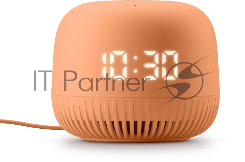 Умная колонка VK Капсула Нео с Марусей, 5Вт, с LED-часами, цвет: оранжевый/orange