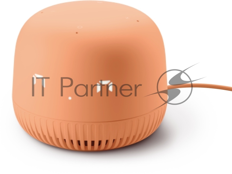 Умная колонка VK Капсула Нео с Марусей, 5Вт, с LED-часами, цвет: оранжевый/orange