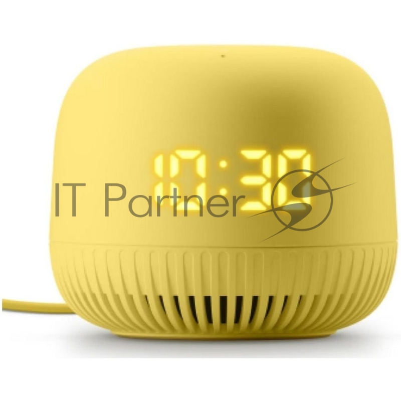 Умная колонка VK Капсула Нео с Марусей, 5Вт, с LED-часами, цвет: жёлтый/yellow