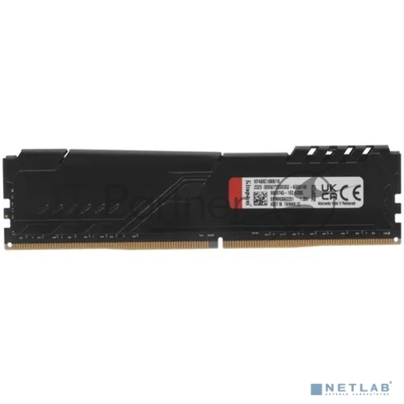 Память Kingston 16GB DDR4 3600MHz CL18 DIMM FURY Beast Black